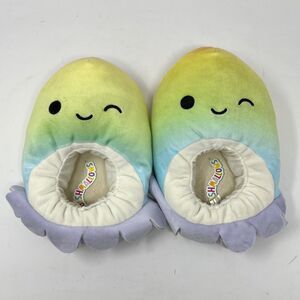 Squishmallows kids girls slippers squid octopus size 2/3